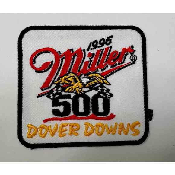 NASCAR PATCH 1996 MILLER 500 DOVER DOWNS PATCH 3" - Picture 1 of 3